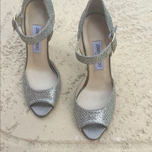 Jimmy Choo Glitter Heels